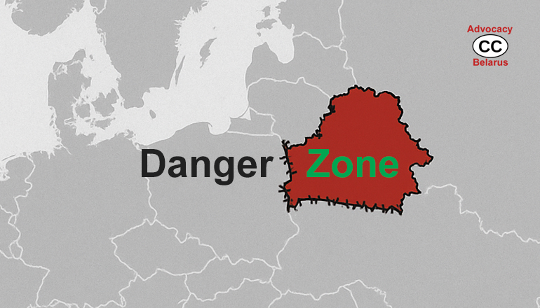 Warnung: Reise nach Belarus & Besuch der Botschaft RB sind riskant | Папярэджанне: Небяспечна ездзіць у Беларусь і звяртацца ў амбасаду РБ